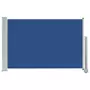 VIDAXL Auvent lateral retractable de patio 60x300 cm Bleu