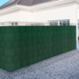 Voir la diapositive 5 : ID MARKET Kit de lamelles occultantes PVC souples vertes horizontales 35 M