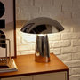 Voir la diapositive 6 : ATMOSPHERA Lampe à Poser Champignon  Omia  36cm Argent
