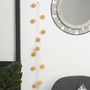 Voir la diapositive 4 : ATMOSPHERA Guirlande Led  16 Mini Boules  261cm Jaune Moutarde