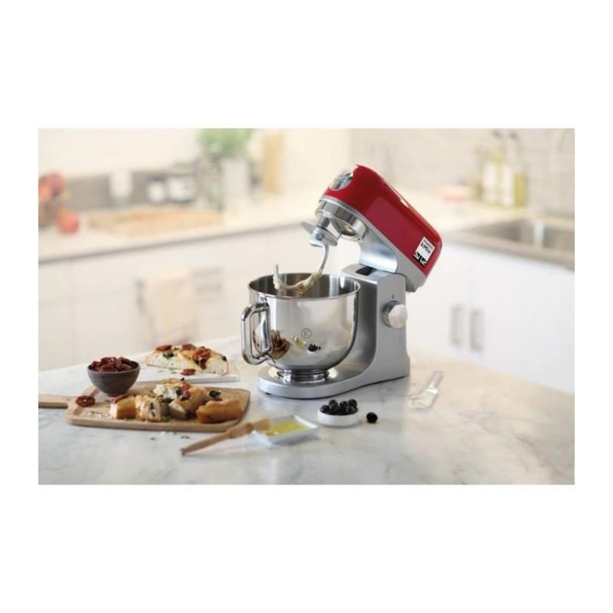 KENWOOD Robot patissier KENWOOD KMX750RD - Rouge - 1000 W - 5 L