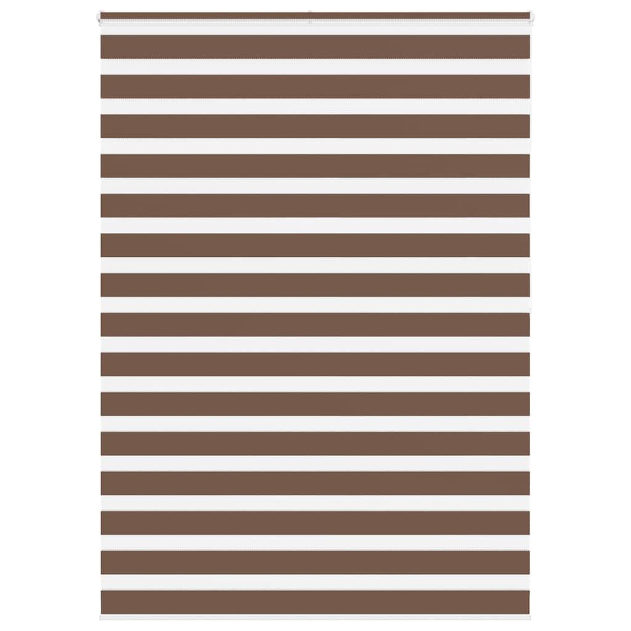 VIDAXL Store zebre marron 155x200cm largeur du tissu 150,9cm polyester