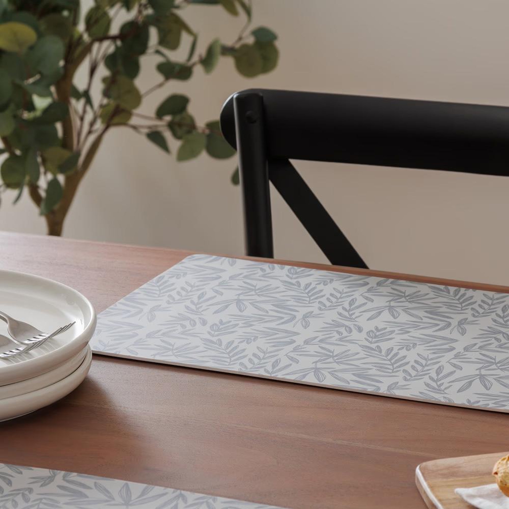 Voir la diapositive 5 : ATMOSPHERA Set Table Gris Atmosphera 45x30 Lou