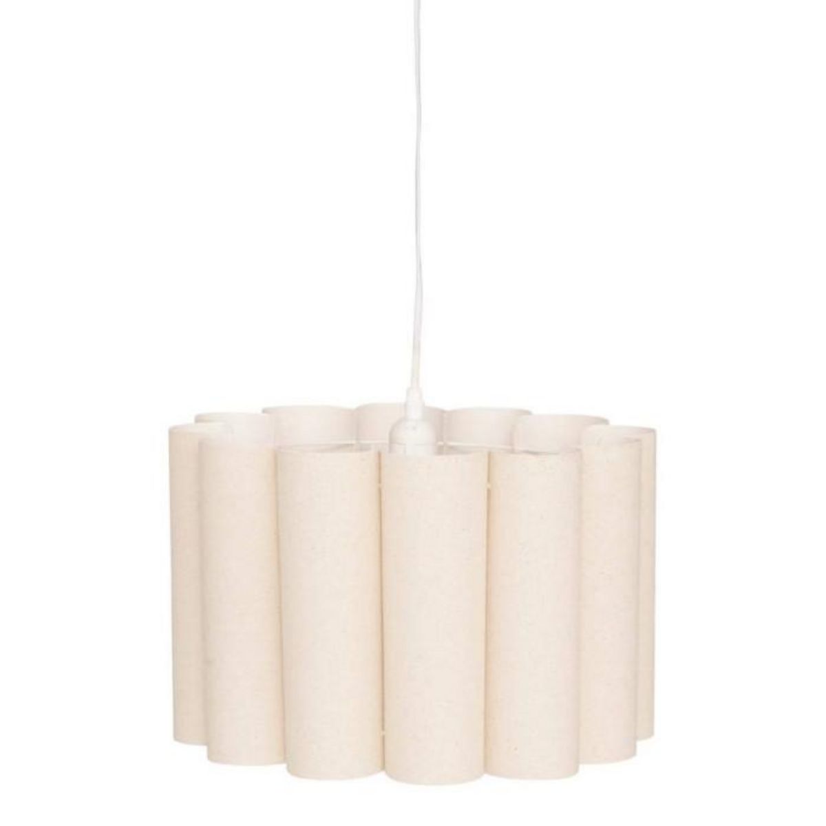 ATMOSPHERA Lampe Suspension en Tissu  Rona  37cm Beige