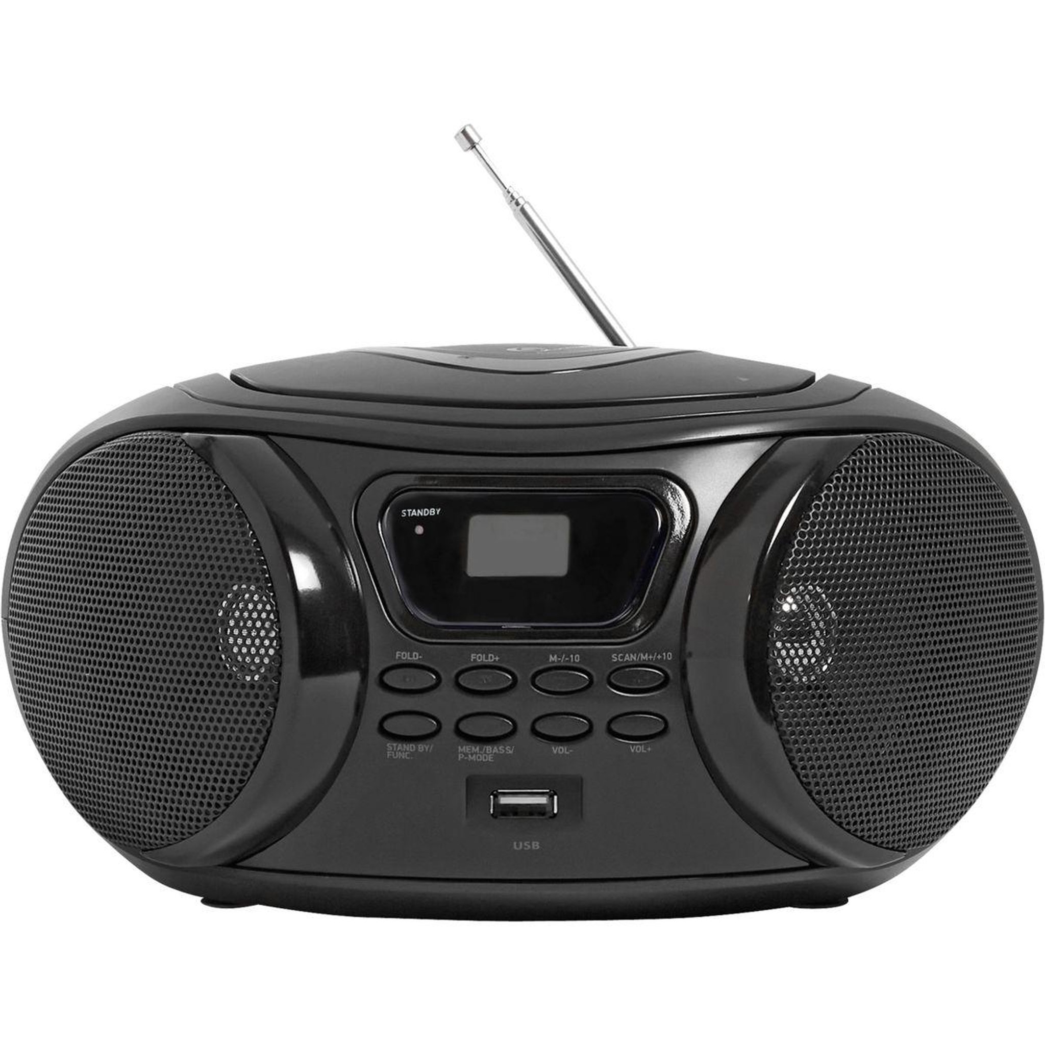 Voir la diapositive 2 : ESSENTIEL B Radio CD Rumba Noir