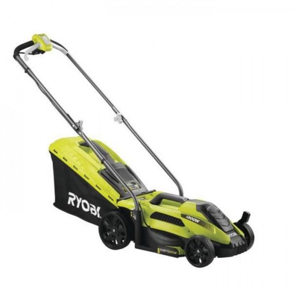 Ryobi Tondeuse a Gazon RYOBI -   1300 W - Ø coupe 33 cm - ramassage et mulching - RLM13E33S