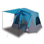 Voir la diapositive 2 : VIDAXL Tente de camping de cabine 5 personnes bleu impermeable
