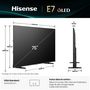 Voir la diapositive 5 : Hisense TV QLED 75E7Q 2025 (189cm)