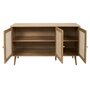 Voir la diapositive 3 : Paris Prix Buffet 3 Portes en Bois  Bali  115cm Naturel