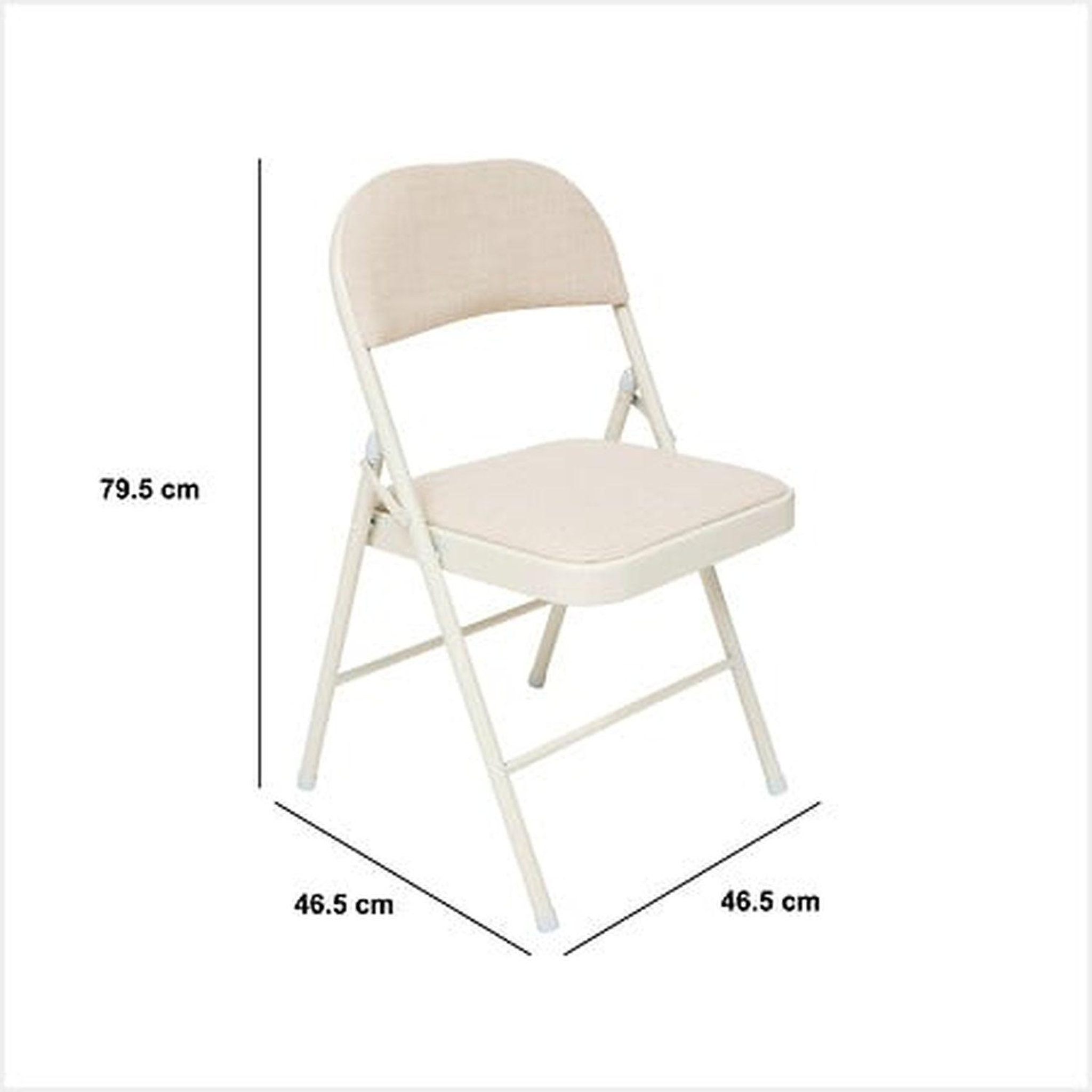 Voir la diapositive 3 : FIVE Chaise pliante en tissu chiné FLEXY