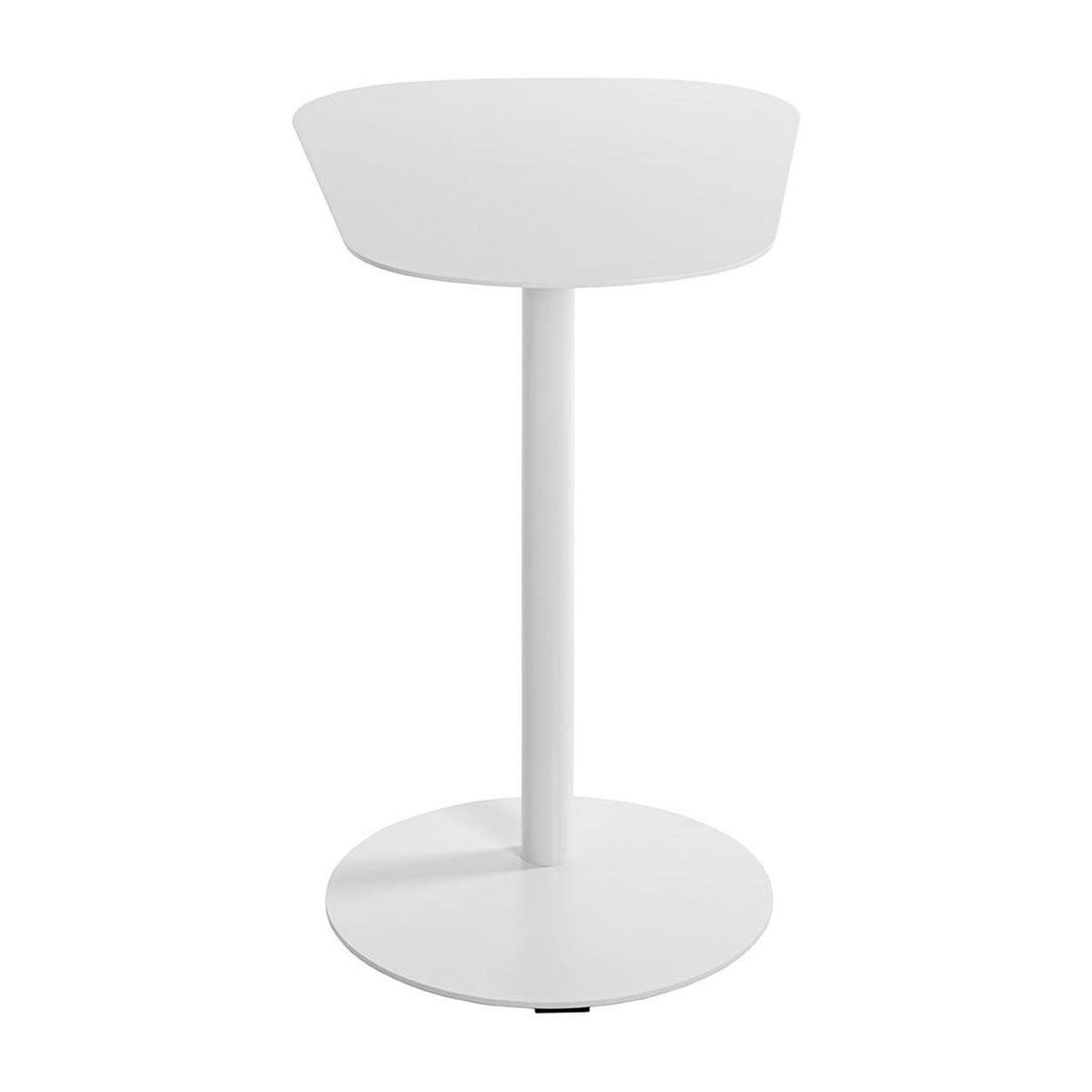 Voir la diapositive 3 : Paris Prix Table d'appoint design  conrad  60cm blanc