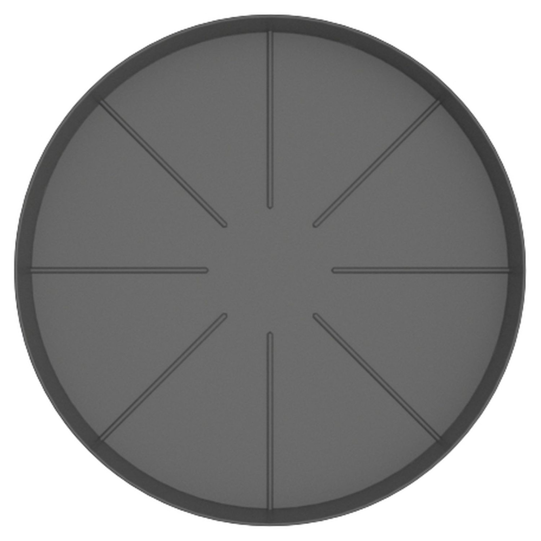GARDENSTAR Soucoupe en plastique -  17cm pour Pot horticole D25cm - Noir