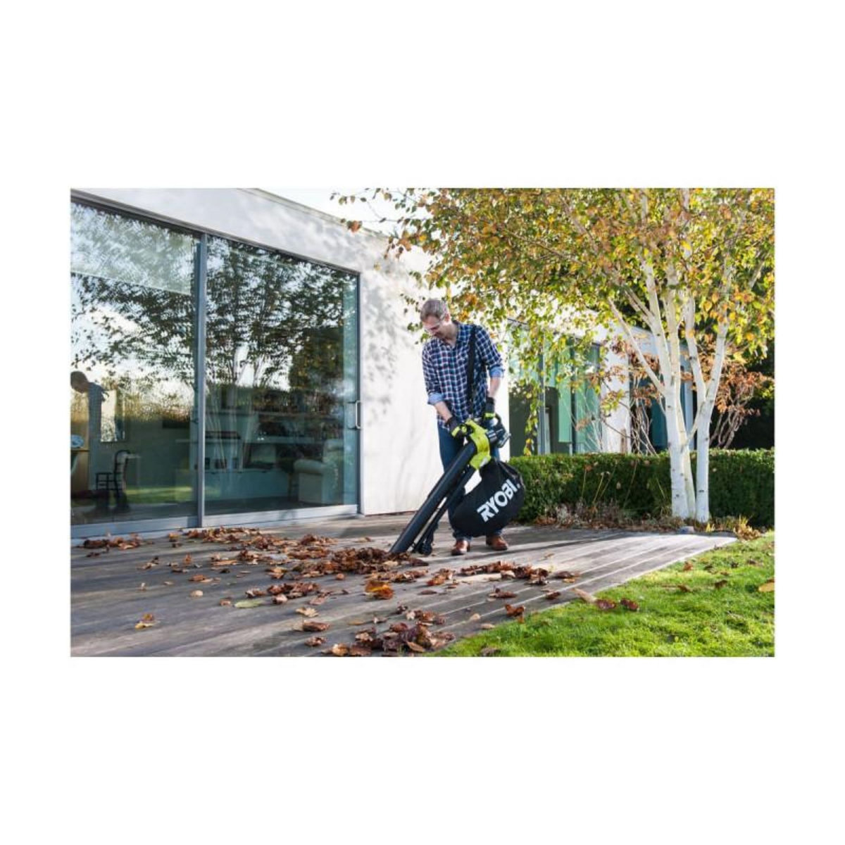 Ryobi [JAMAIS UTILISÉ] Souffleur aspiro-broyeur RYOBI - OBV18 - 18V One+ Brushless - Sans batterie ni cha