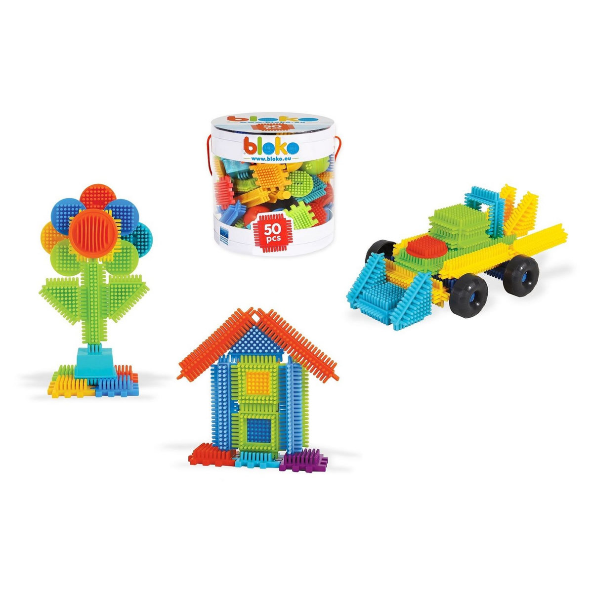 MBI Tube 50 briques de construction Bloko