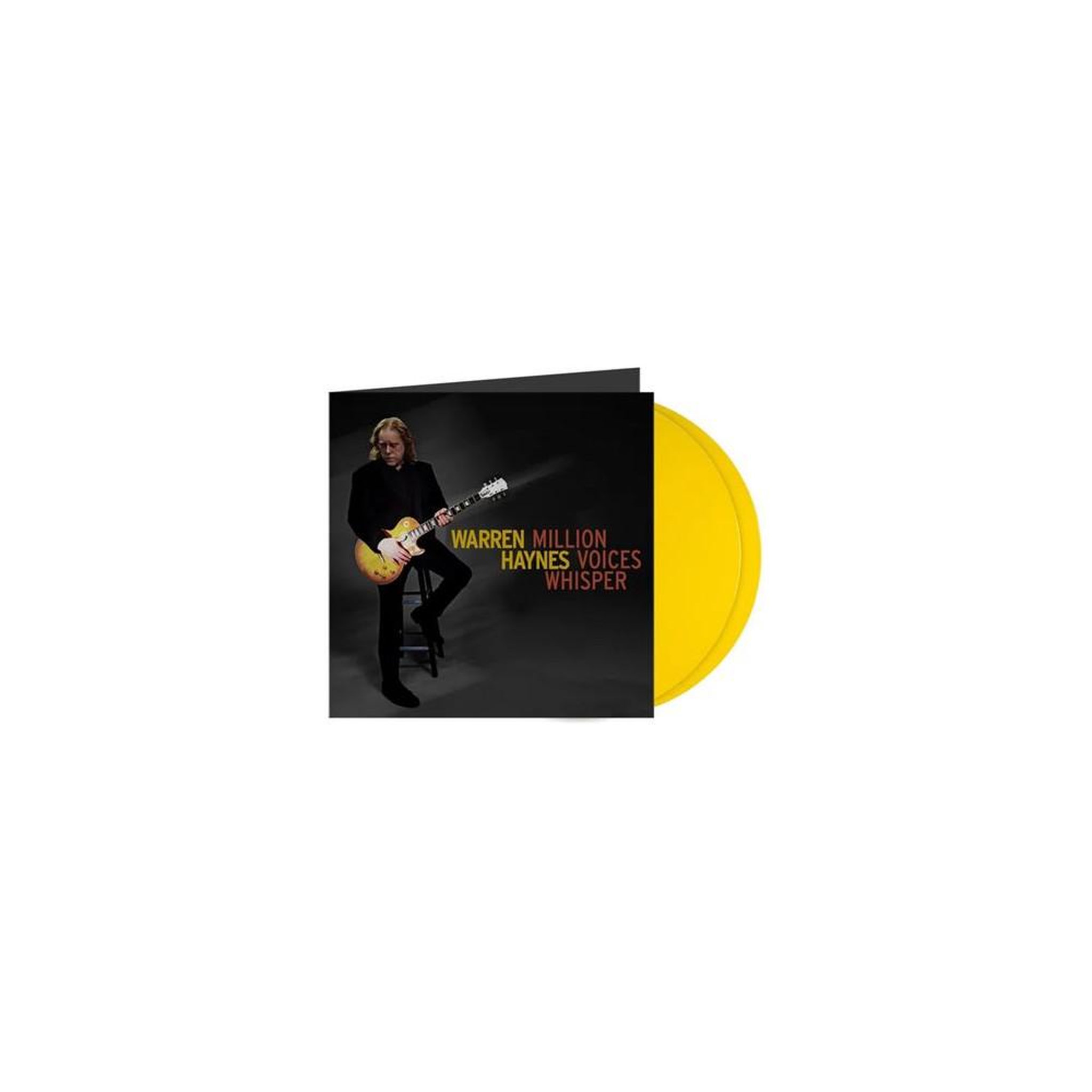 Vinyle warren haynes – million voices whisper (édition limitée) en vinyle jaune opaque