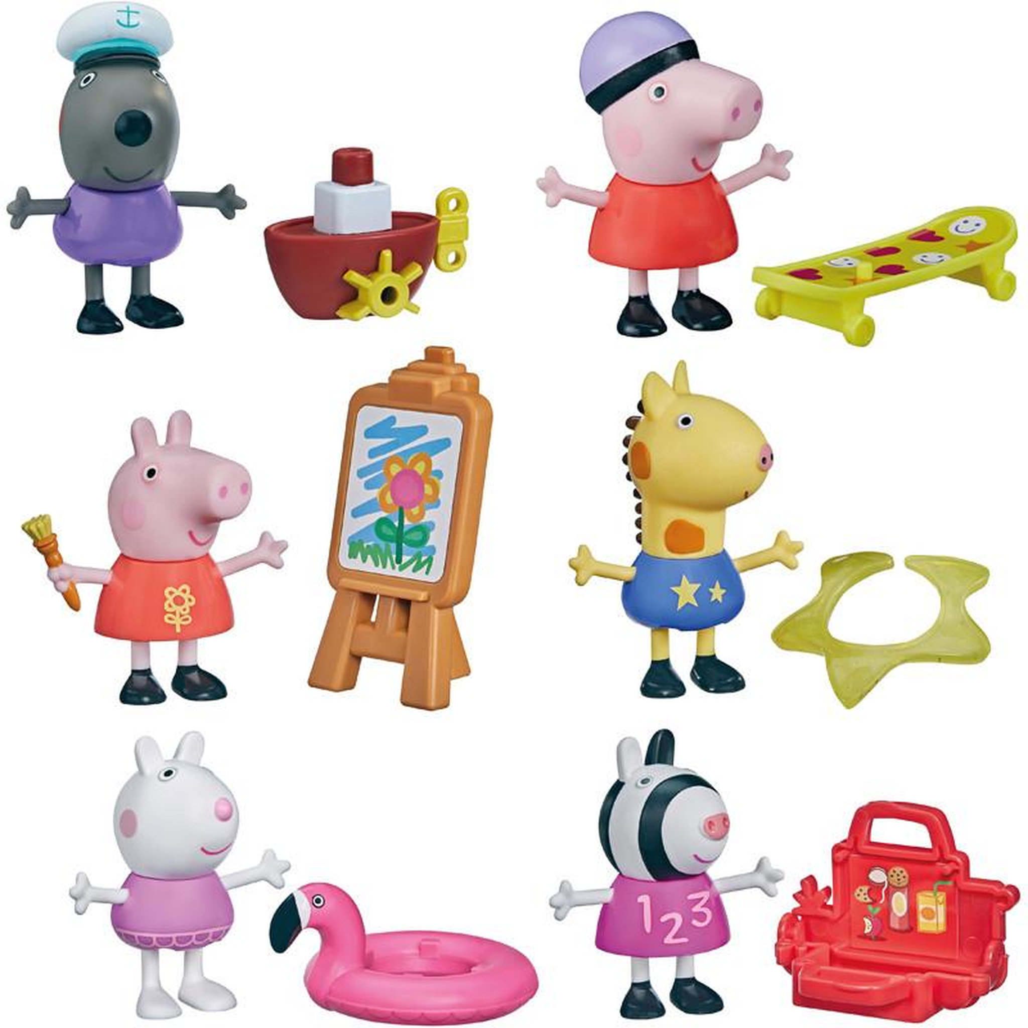 Voir la diapositive 3 : HASBRO Figurine Hasbro Collection Peppa Pig multicolore