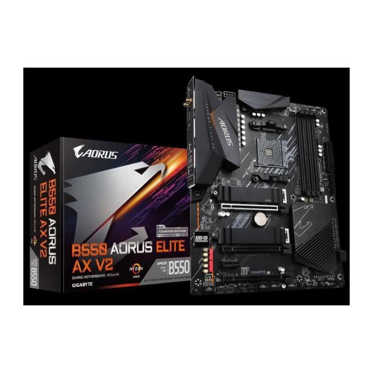 Gigabyte Carte mere - GIGABYTE TECHNOLOGY - B550 AORUS ELITE AX V2
