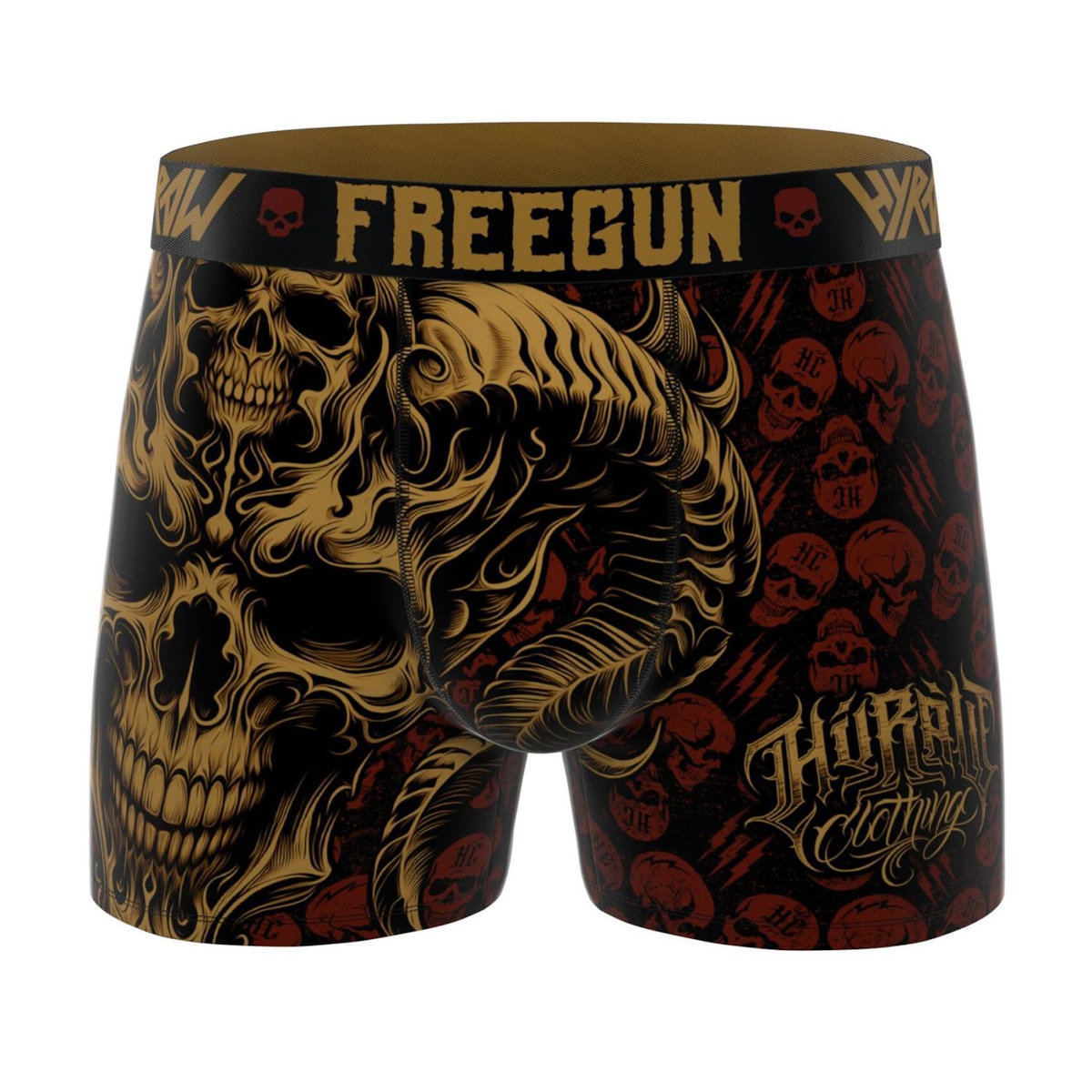 FREEGUN Lot de 4 boxers homme Hyraw