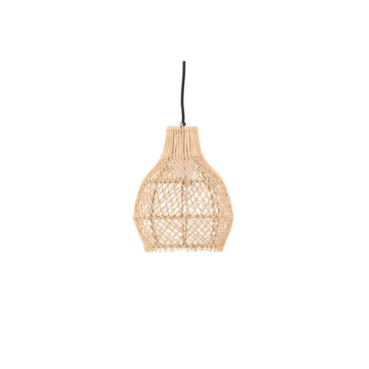 Paris Prix Lampe Suspension Déco en Rotin  Varekil  25cm Naturel