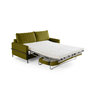 Voir la diapositive 2 : LISA DESIGN Ercolano - canapé 3 places convertible - couchage quotidien - matelas 11 cm - en velours