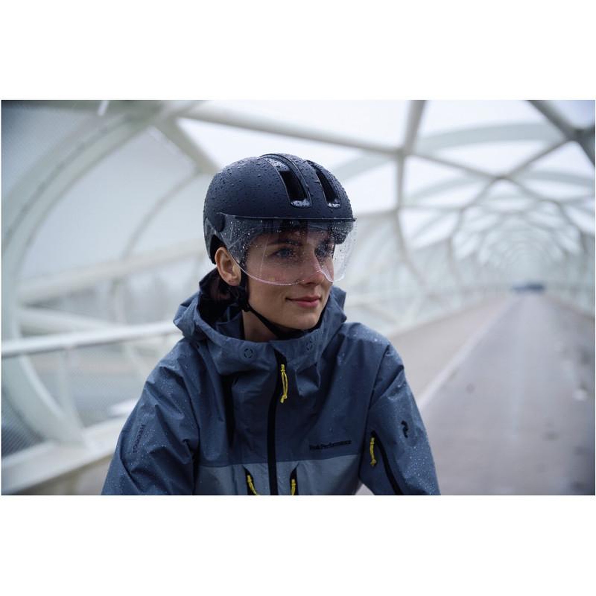 Voir la diapositive 3 : ABUS Casque vélo Abus HUD Y ACE BLACK S