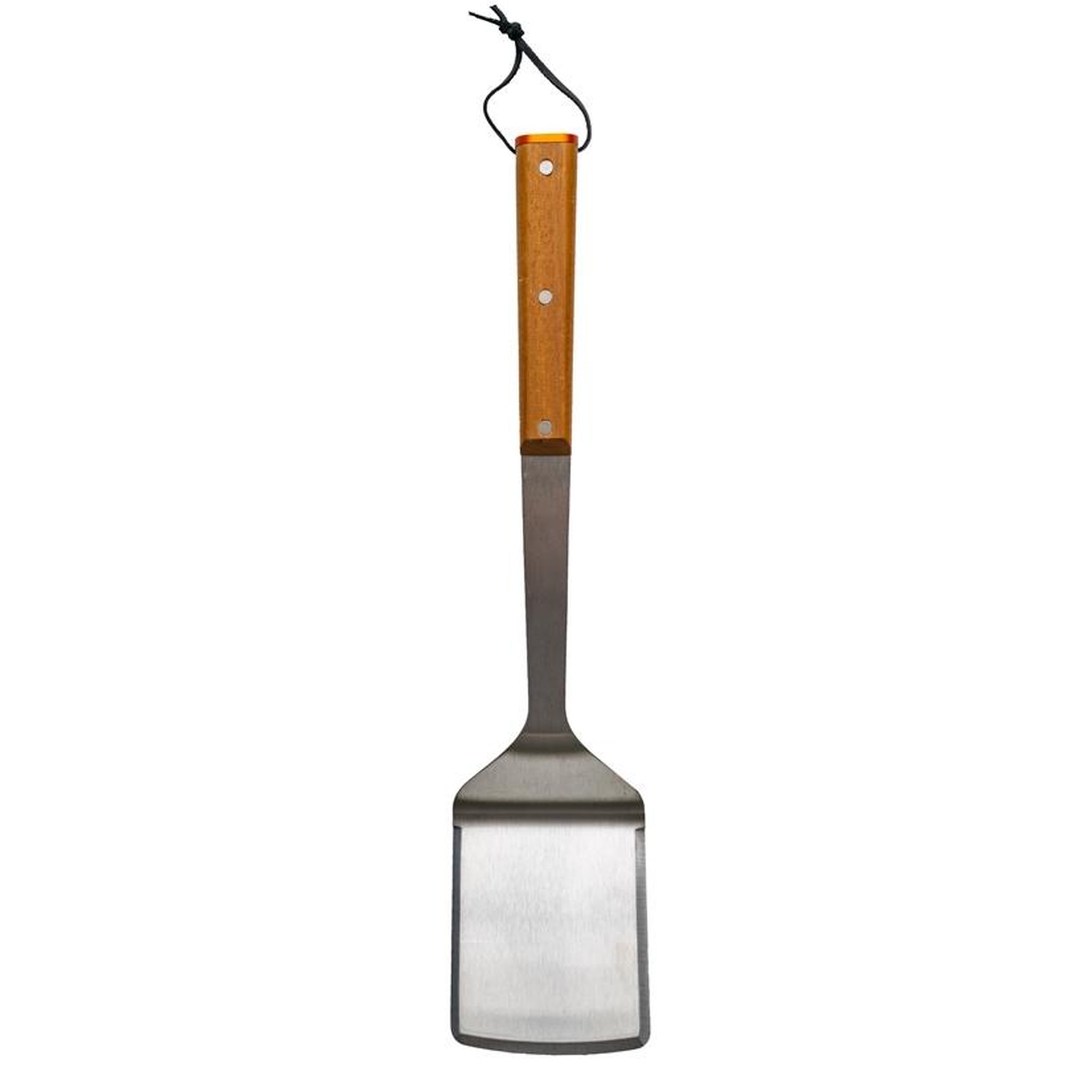 TRAEGER Spatule en acier inox pour barbecue - manche en bois - 43 cm