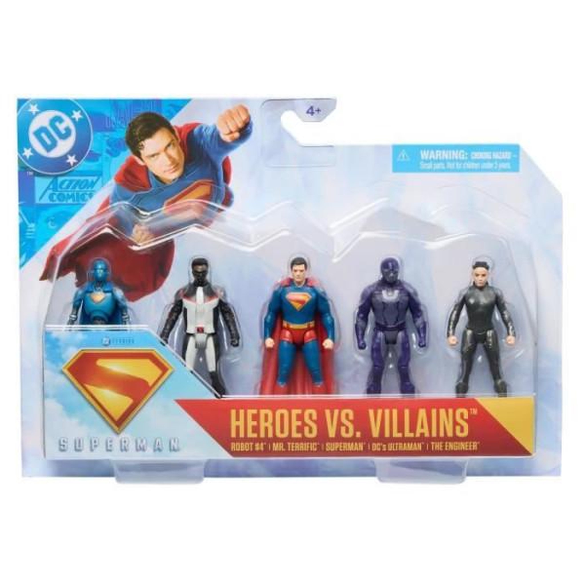 Spin Master SPIN MASTERMULTIPACK FIGURINES 8 CM Superman Movie