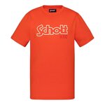 Schott T Shirt  Garçon Schott VINTAGE. Coloris disponibles : Orange