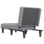 Voir la diapositive 5 : VIDAXL Chaise longue gris clair tissu
