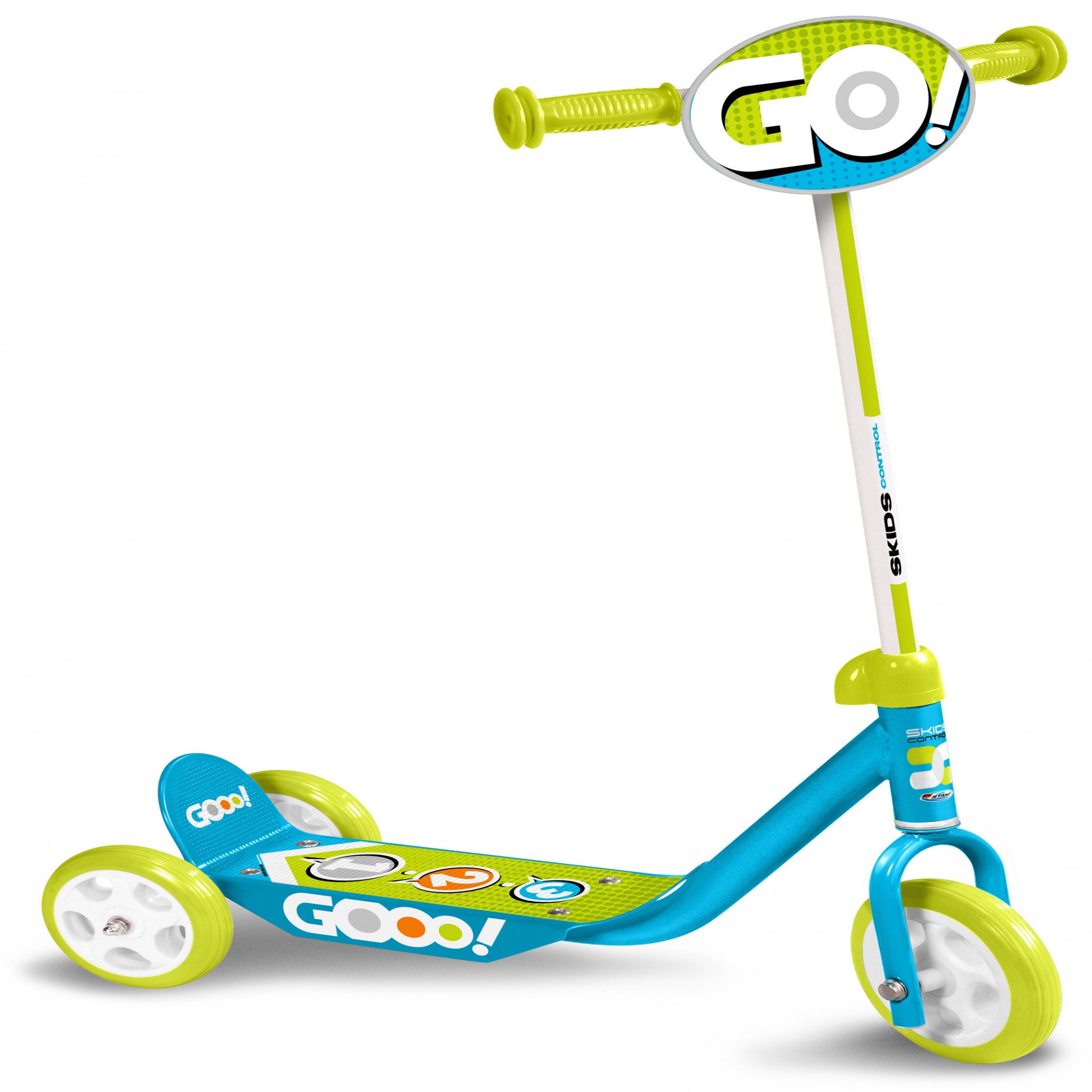 Voir la diapositive 1 : Skids Control Trottinette 3 roues - Bleue 