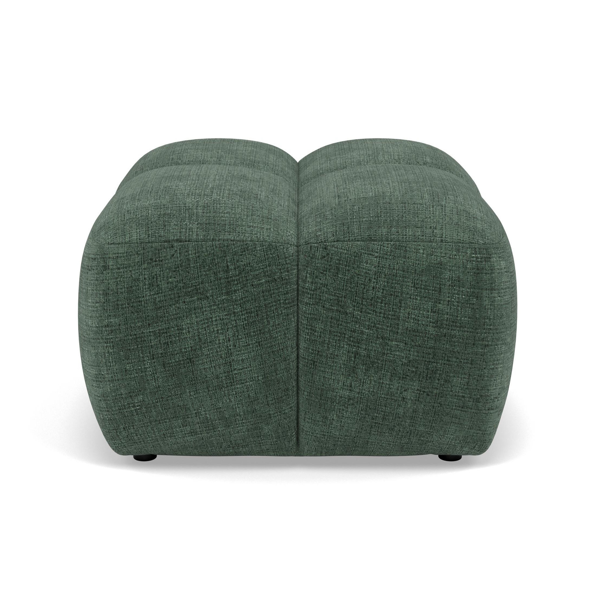 Voir la diapositive 1 : LISA DESIGN Grace - pouf en velours texturé