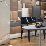 Paris Prix Papier Peint  Leather Blocks  50x1000cm