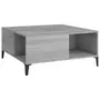 VIDAXL Table basse sonoma gris 80x80x36,5 cm bois d'ingenierie