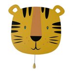 OSTARIA Applique murale bois tigre LED