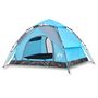Voir la diapositive 2 : VIDAXL Tente de camping a dome 3 personnes bleu liberation rapide