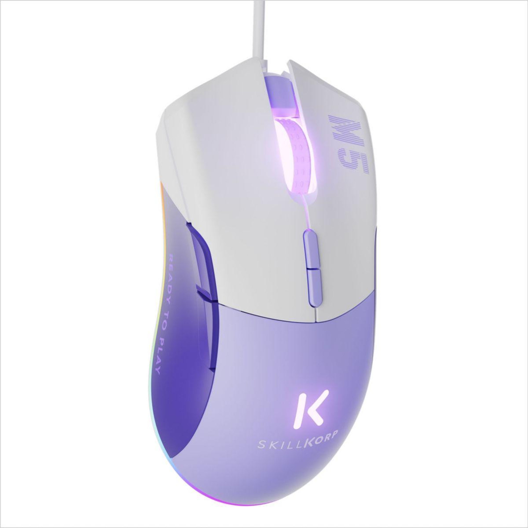 Voir la diapositive 1 : SKILLKORP Souris Gamer Filaire M5 ECO PURPLE Access