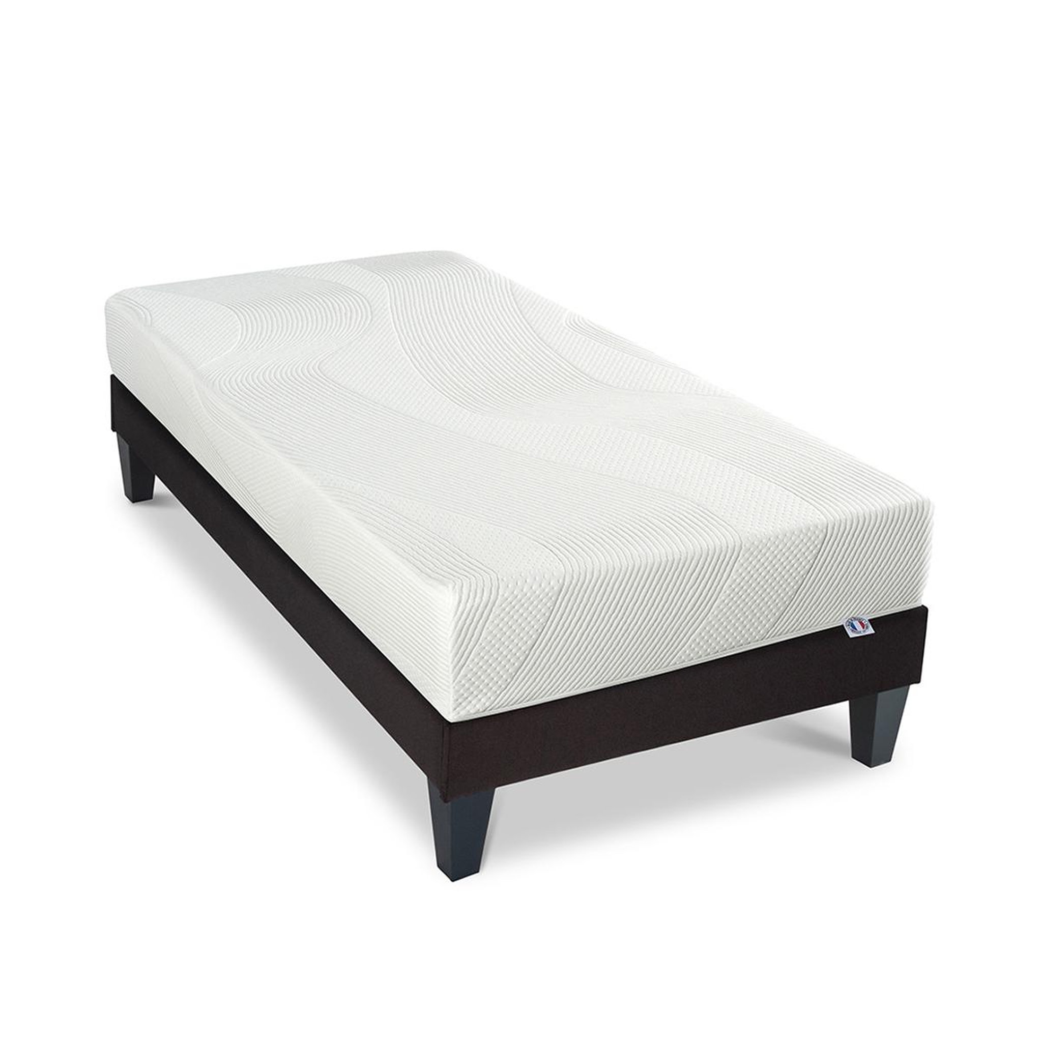 Voir la diapositive 4 : BELLECOUR Bellecour literie | ensemble paris | matelas mémoire de forme + sommier bois