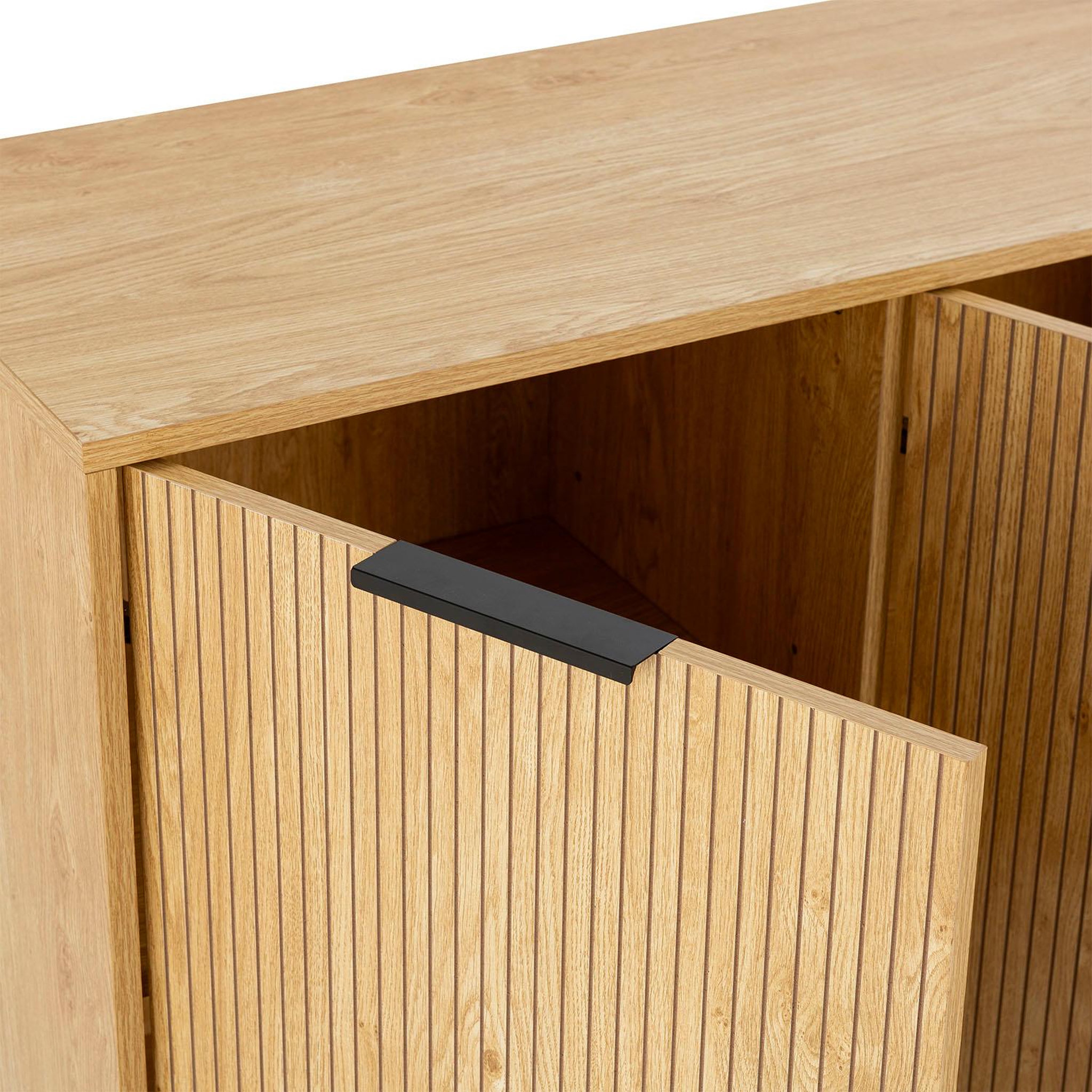 Voir la diapositive 5 : VS VENTA-STOCK Buffet Monica 3 portes couleur bois