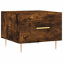 Voir la diapositive 2 : VIDAXL Table basse Chene fume 50x50x40 cm Bois d'ingenierie