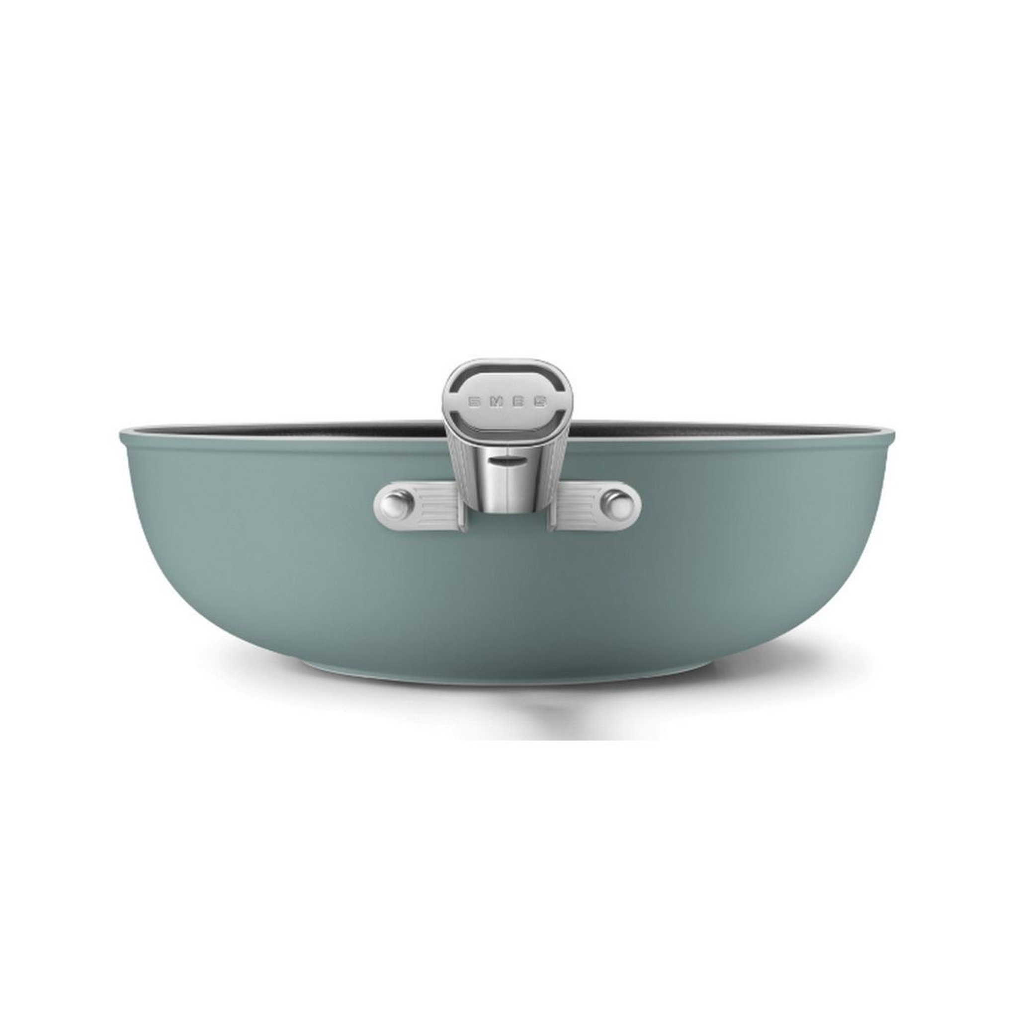 Voir la diapositive 3 : SMEG Poêle wok 30cm vert émeraude mat - wof3002egm