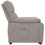Voir la diapositive 5 : VIDAXL Fauteuil inclinable electrique Taupe Tissu