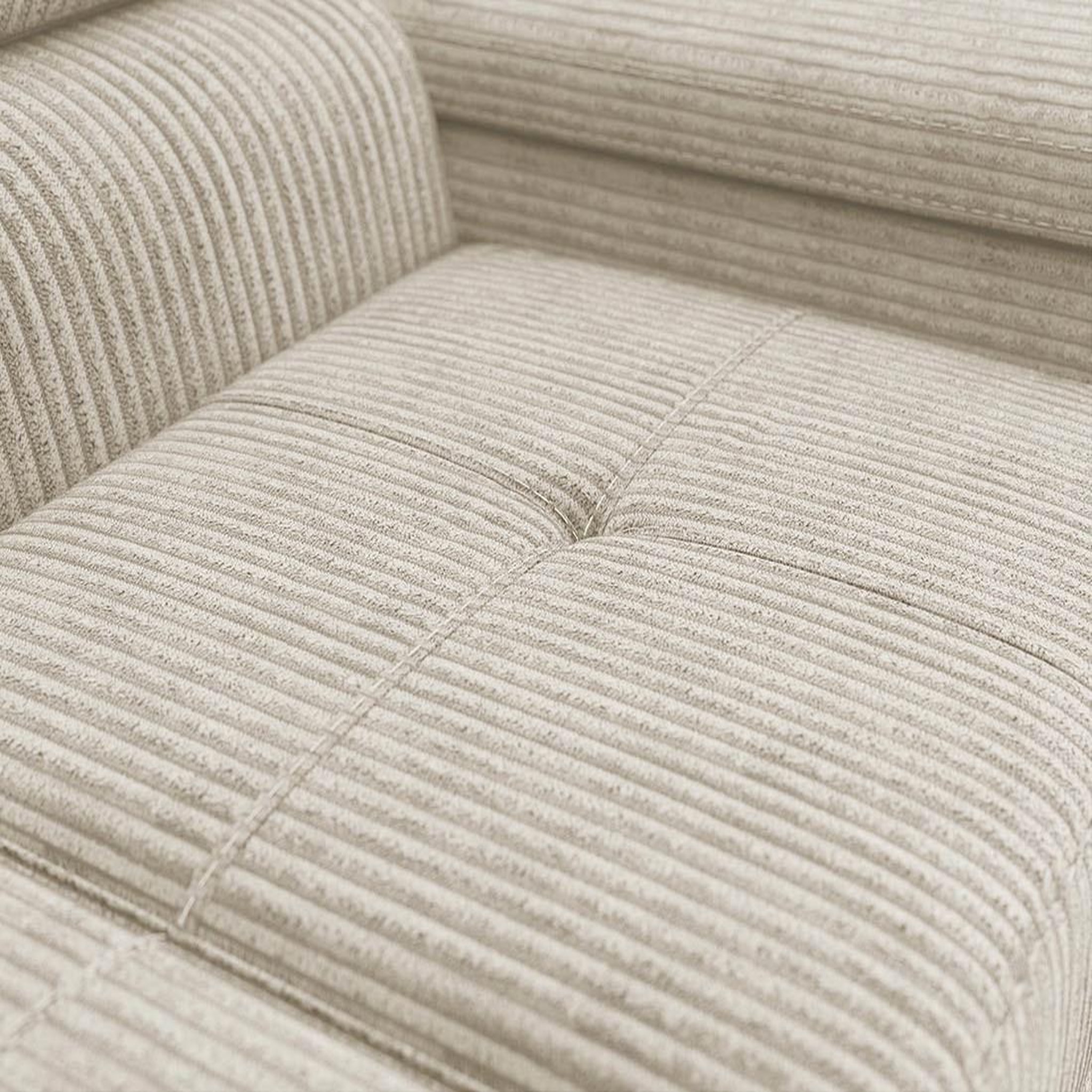 Voir la diapositive 4 : BEST MOBILIER Pablo - canapé droit 2 places avec têtières ajustables - en velours côtelé