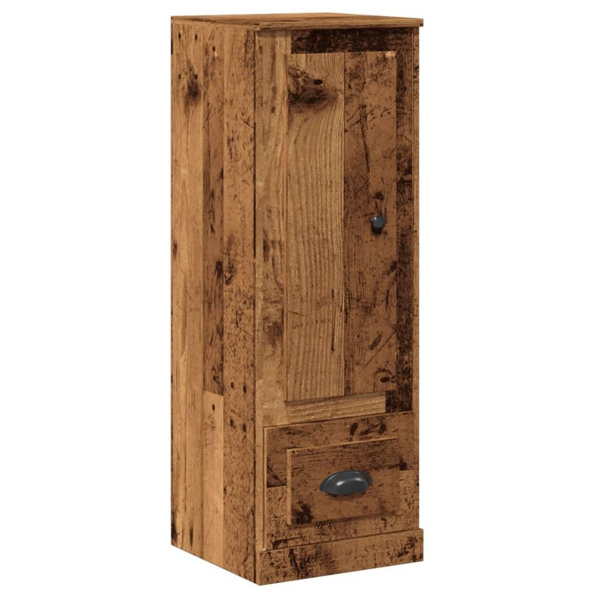 VIDAXL Buffet haut vieux bois 36x35,5x103,5 cm bois d'ingenierie