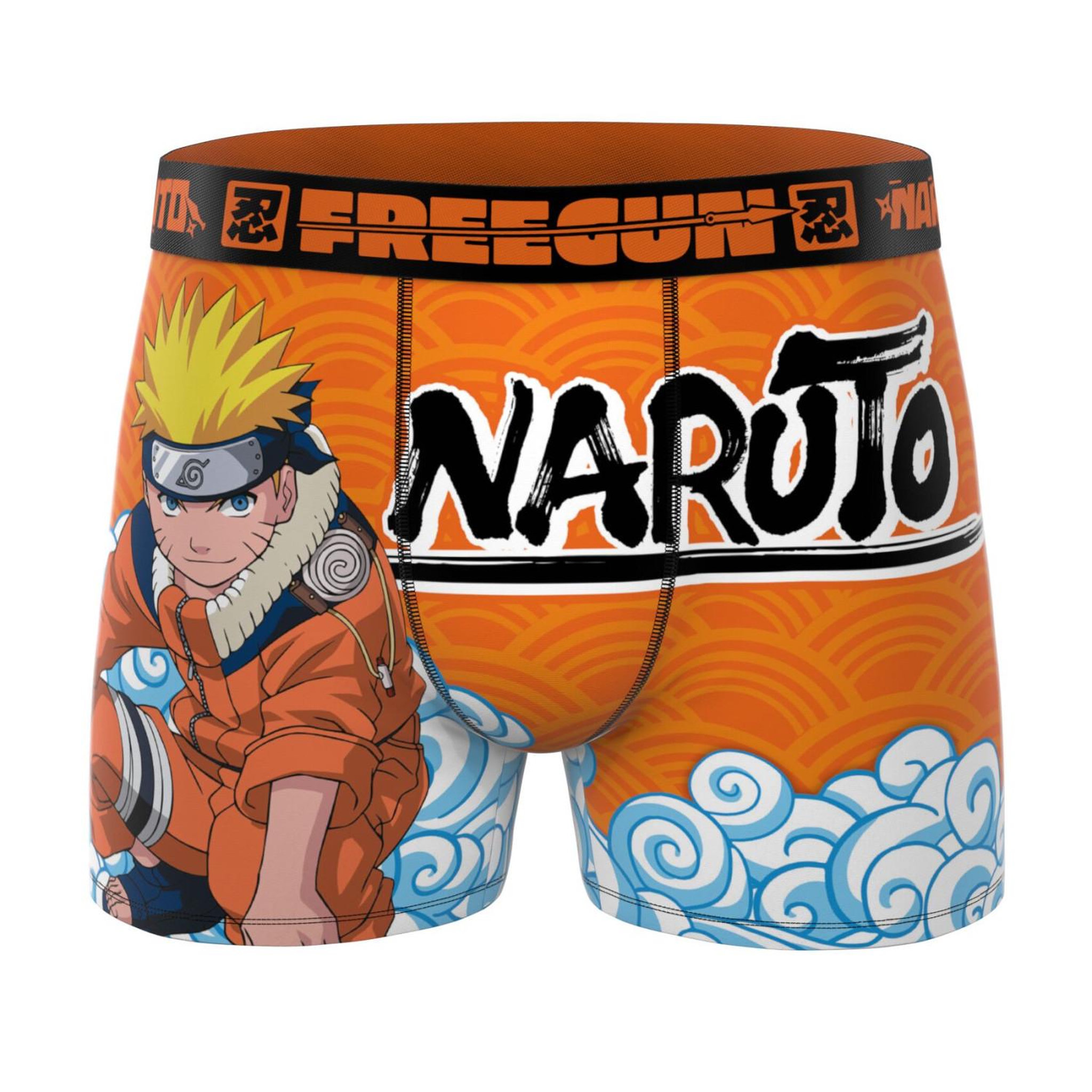 Voir la diapositive 5 : FREEGUN Lot de 3 boxers homme Naruto Classic