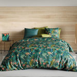 ATELIER DU COTON Housse de couette 260x240 ZANIA + 2 taies coton 57 fils