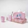 Voir la diapositive 2 : Paris Prix Set 4 Accessoires Salle de Bain Enfant  Chaton  Rose