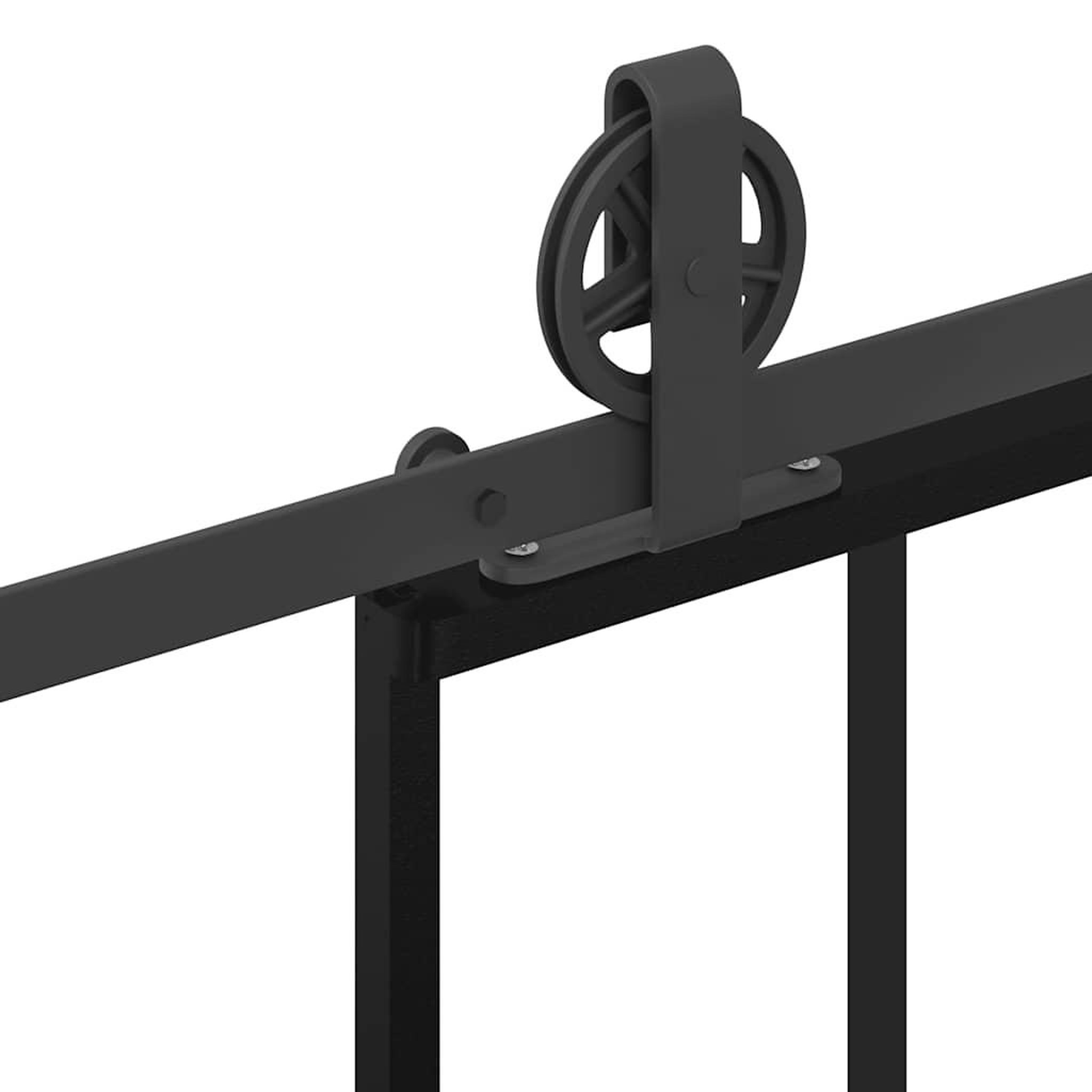 Voir la diapositive 5 : VIDAXL Porte coulissante avec kit de quincaillerie 76x205 cm Verre ESG