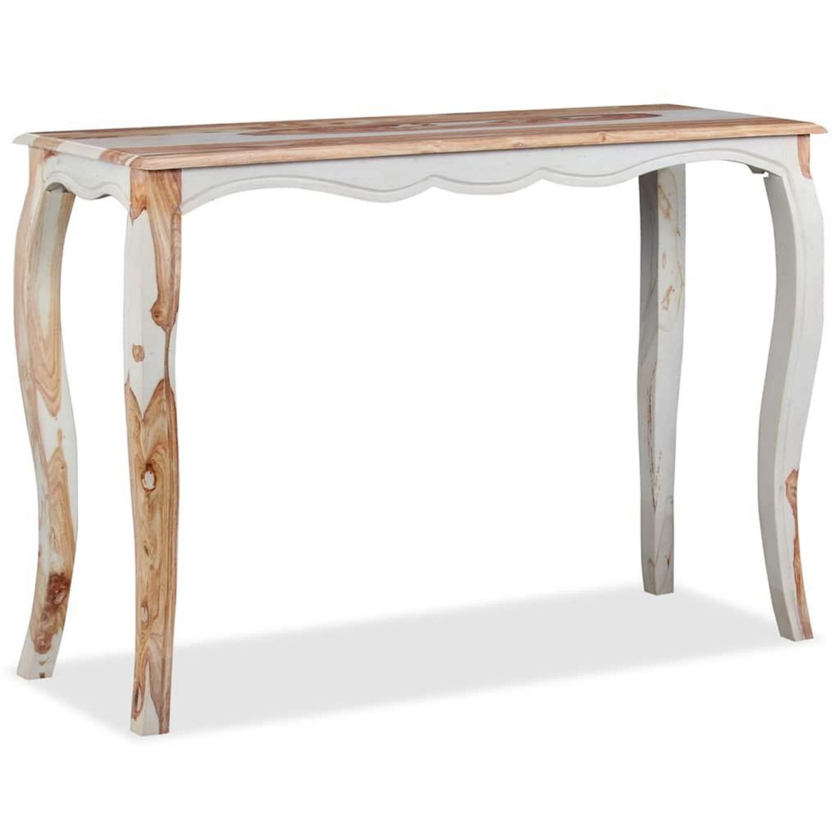 VIDAXL Table console Bois massif 110x40x76 cm