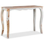 Voir la diapositive 5 : VIDAXL Table console Bois massif 110x40x76 cm