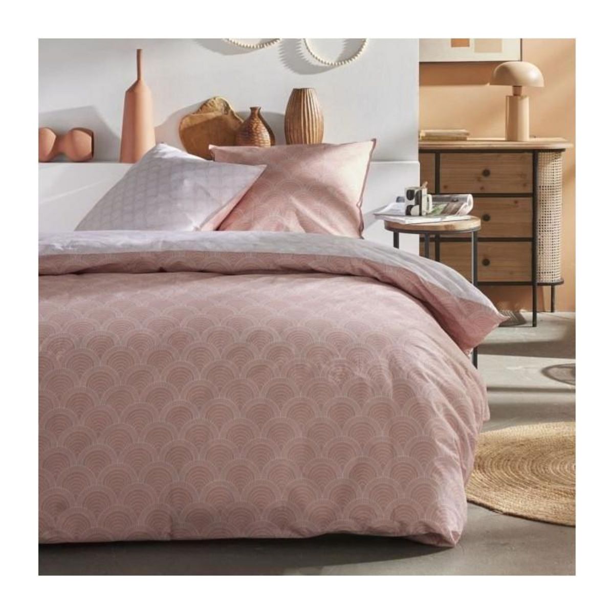 Today Parure de couette - TODAY - Sunshine 17.14 - 240x260cm - 2 personnes - Imprimée - Coton 57 fils